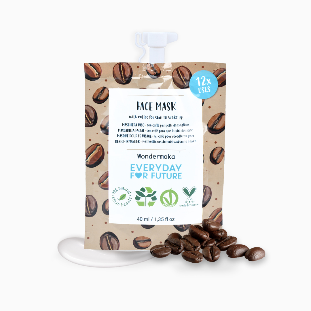 Maschera viso energizzante con estratti di caffè