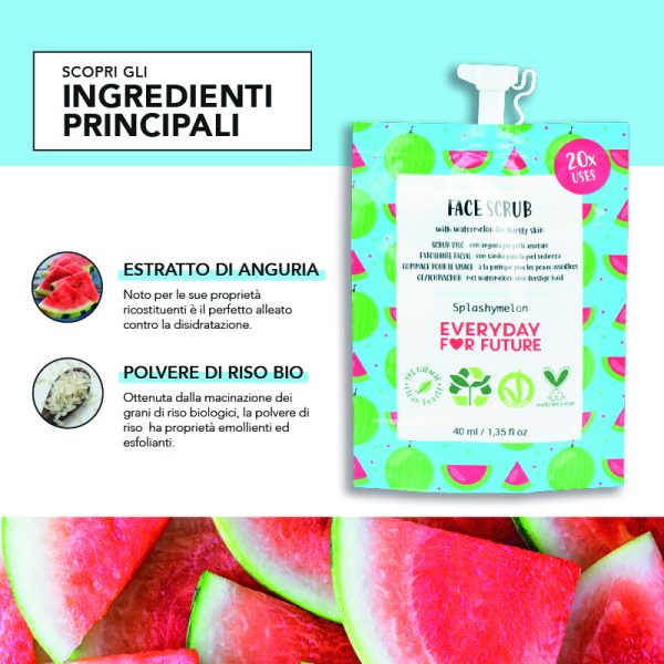 Scrub Viso Idratante 40ml - Splashymelon