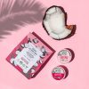 Trattamento labbra lip scrub e lip balm Cococuddle con estratti olio di cocco
