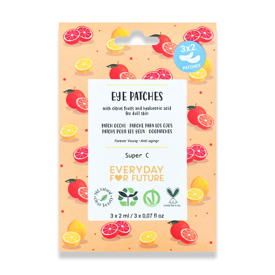Pack Patch Occhi Super C contenente tre paia di Patch Occhi con estratto di agrumi