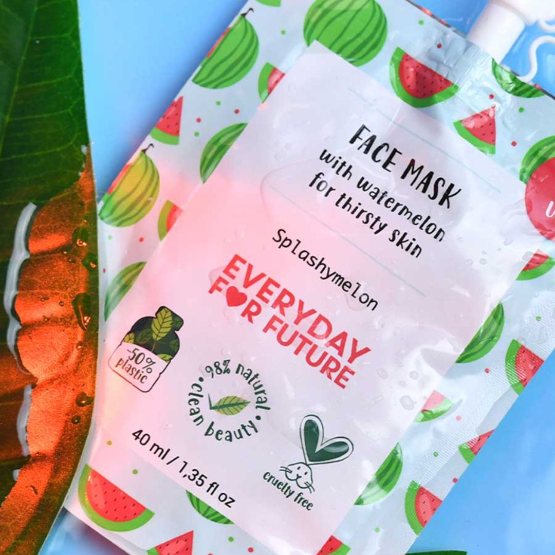 Maschera viso idratante Splashymelon con estratto di anguria