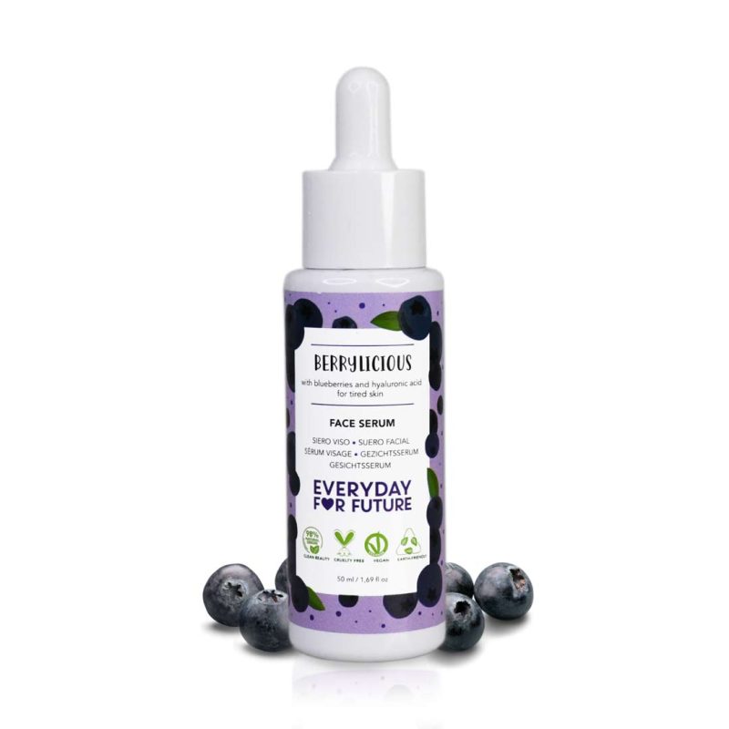 Siero Viso Berrylicious con estratti di foglia di mirtillo